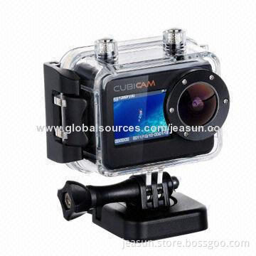 Real 1,080P Full HD Waterproof Mini Sports Action Camera with RF remote controller